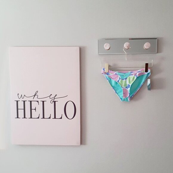 NWT Eidon floral print cap sleeve tankini & bikini bottom set, S - Picture 13 of 16